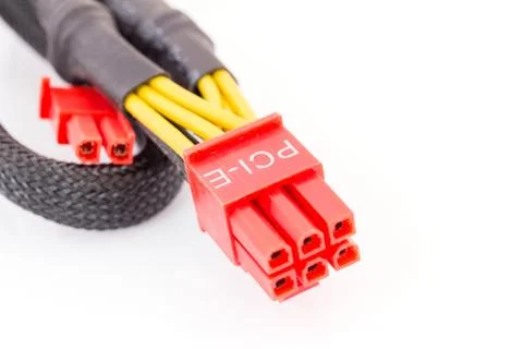 PCI-E cable video card Stock Photos