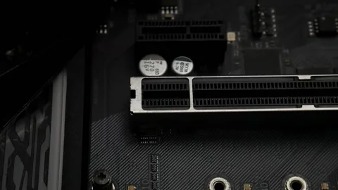 PCI-E slot Stock Footage 193742845