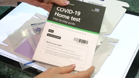 PCR self-test kit Stock Footage 150217655