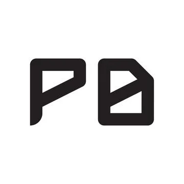 Pd initial letter vector logo icon Stock Illustration