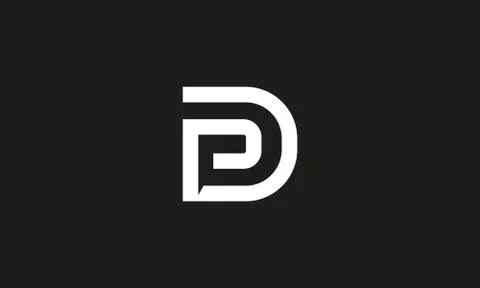 PD logo design , abstract letter PD logo . modern and creative logo design .  Stock Illustration