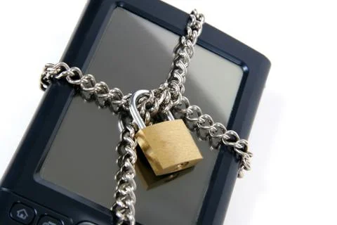 Pda all locked up Foto stock