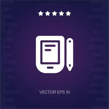 Pda vector icon Stock Illustration