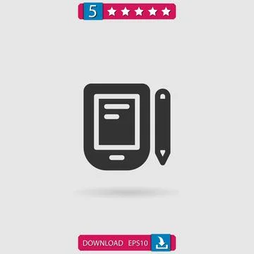Pda vector icon Stock Illustration