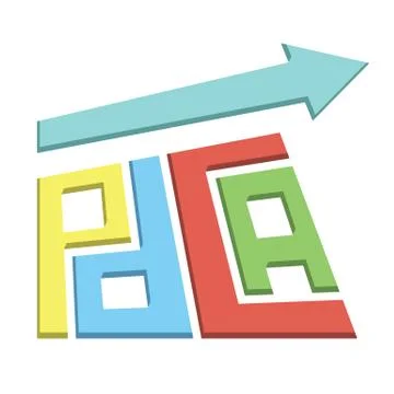 Pdca arrow vector Stock Illustration