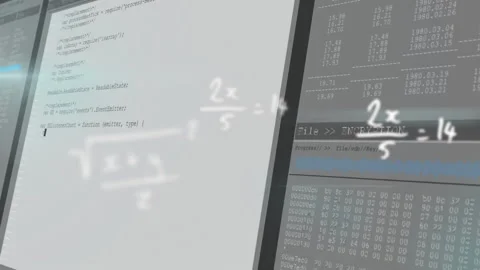 PDE materializing triggers white panel sliding revealing dark panel while Stock-Footage 310406318