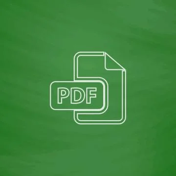PDF computer symbol Illustrazione stock