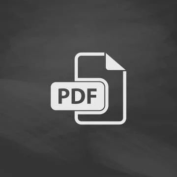 PDF computer symbol Stock Illustration