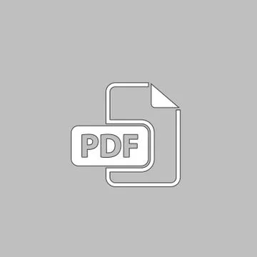 PDF computer symbol イラスト素材