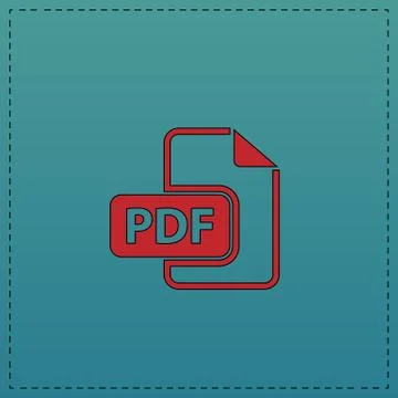 PDF computer symbol 스톡 일러스트