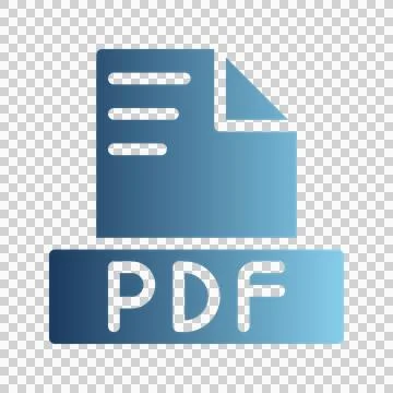 Pdf document file text icons, with dynamic color fill gradient display.  Stockillustratie
