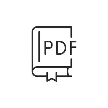 PDF Document Icon Stock Illustration