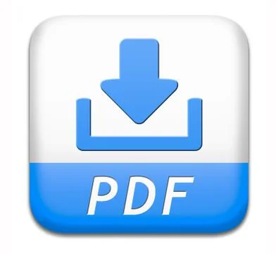 Pdf download button Stock Illustration