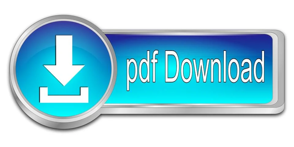 PDF Download button Stock Illustration