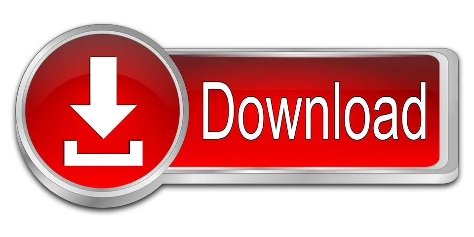 PDF Download button Stock Illustration