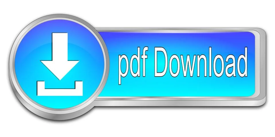 PDF Download button Stock Illustration