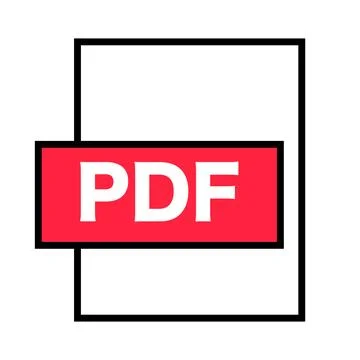 PDF extension file icon. Digital Documents. Vector. Illustrazione stock