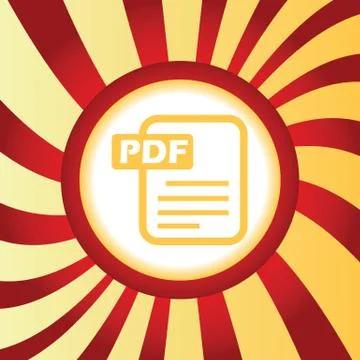 PDF file abstract icon Illustrazione stock