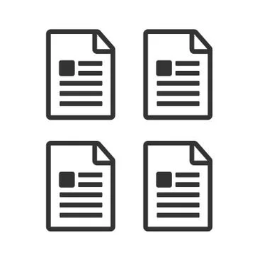 PDF file download icon. Document text, symbol web. Document icon set Stock Illustration