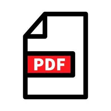 PDF File Icon. Electronic document icon. pdf extension file. Vector. 스톡 일러스트