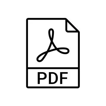 PDF file icon format. Pdf download document image button vector doc icon Stock-Illustration