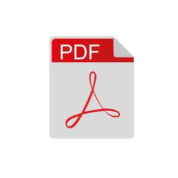 PDF file icon format. Pdf download document image button vector doc icon Stock Illustration