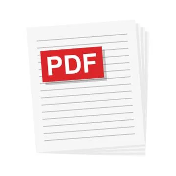 PDF File Icon Illustrazione stock