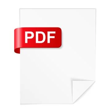 PDF File Stock Illustration