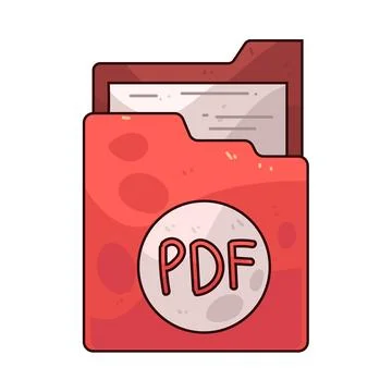 PDF File illustration Stock-Illustration
