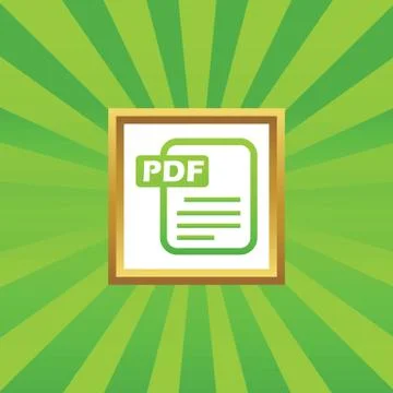 PDF file picture icon Illustrazione stock