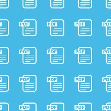 Pdf file straight pattern Illustrazione stock