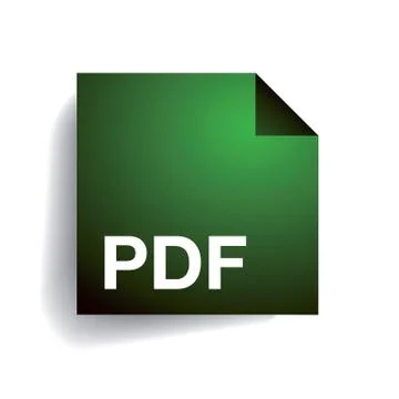 Pdf folder icon Stock Illustration