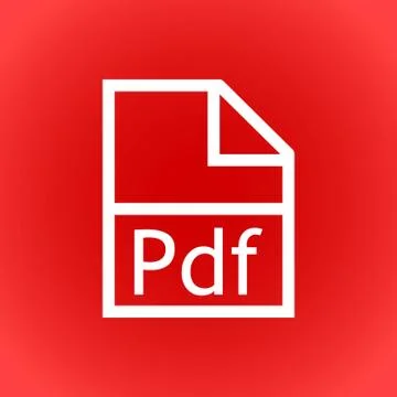 Pdf icon stock vector illustration flat design イラスト素材