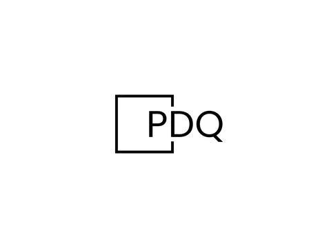 PDQ letter initial logo design vector illustration Stock Illustration