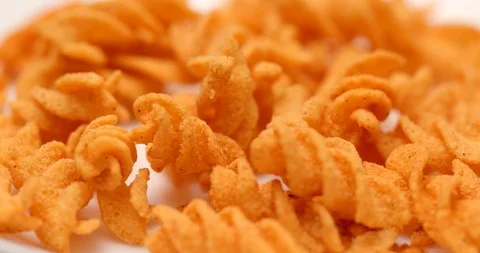 Pea cracker crisp Stock Footage 87444241