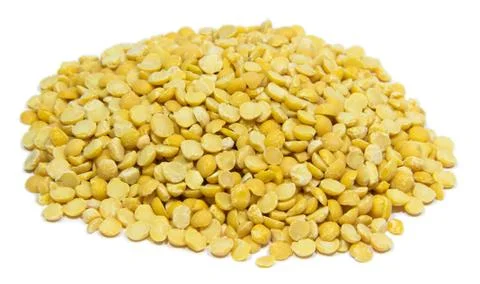 Pea grain on white background Stock Photos