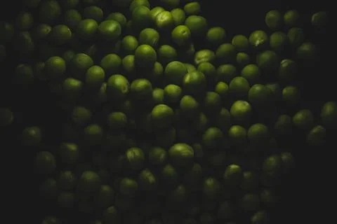 Pea macro close up Stock Photos