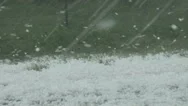 Pea-Sized Hail Stock Footage