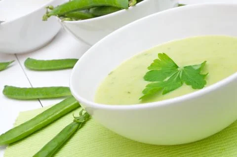 Pea soup Stock Photos