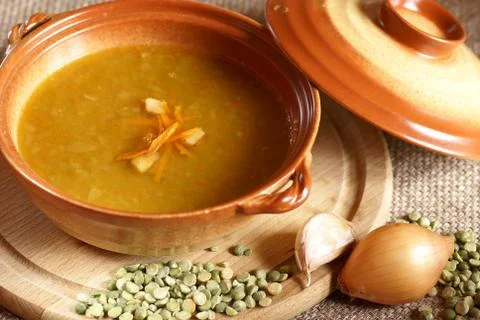 Pea soup Stock Photos