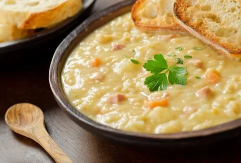 Pea soup Stock Photos