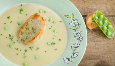Pea soup Stock Photos