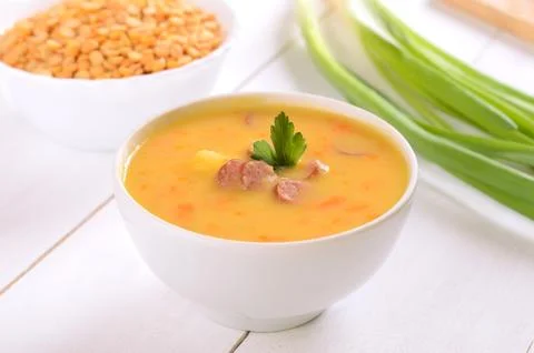 Pea soup Stock-Fotos