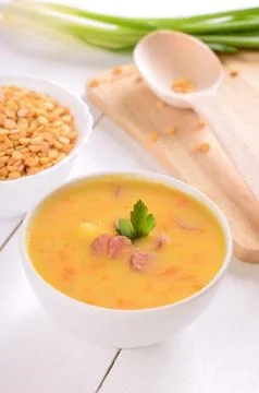 Pea soup Foto stock