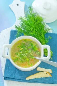 Pea soup Stock Photos