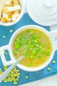 Pea soup Stock Photos
