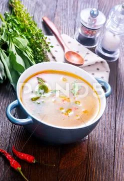 Pea soup Stock Photos