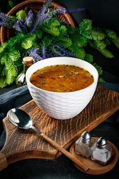 Pea soup. Stock Photos