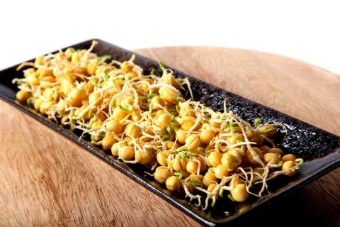 Pea sprouts Stock Photos