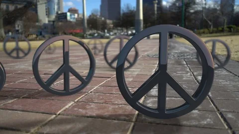 Peace all around Stock Footage 71969952